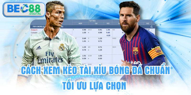 Cách Xem Kèo Tài Xỉu Bóng Đá Chuẩn | Tối Ưu Lựa Chọn 